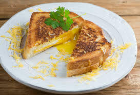 Eggs And Cheese Sandwich