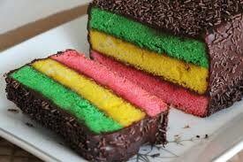Chocolate Rainbow Cake